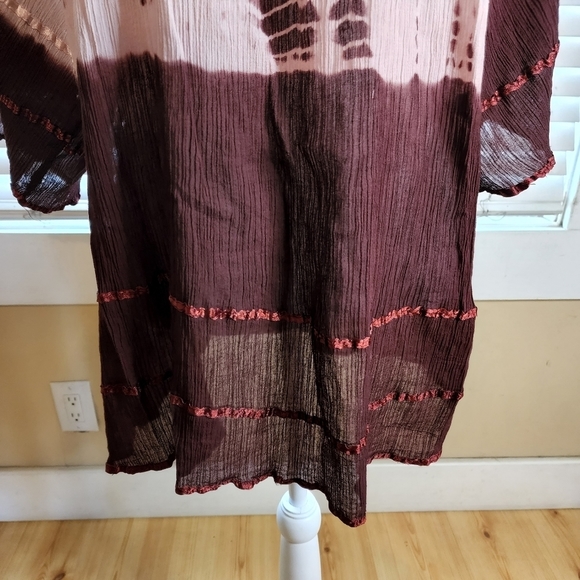 Advance Apparel Women's Bohemian Inspired Tunic NWOT - Picture 3 of 12